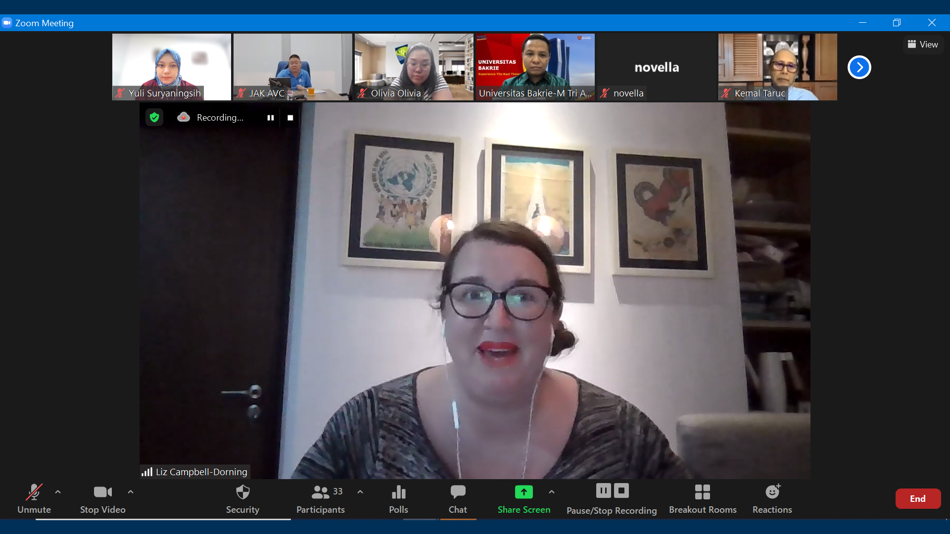 Ms Elizabeth Campbell Dorning