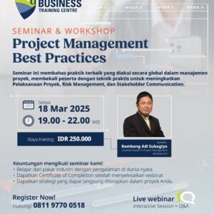 Webinar Eksklusif: Project Management Best Practices